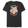 thumbnail image 1 of Disney Minnie Mouse Together We Bloom Springtime Flower - Short Sleeve Blended T-Shirt for Adults - Customized-Dark Heather, 1 of 5
