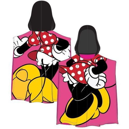 Disney Minnie Mouse Pose Youth Hooded Poncho Towel