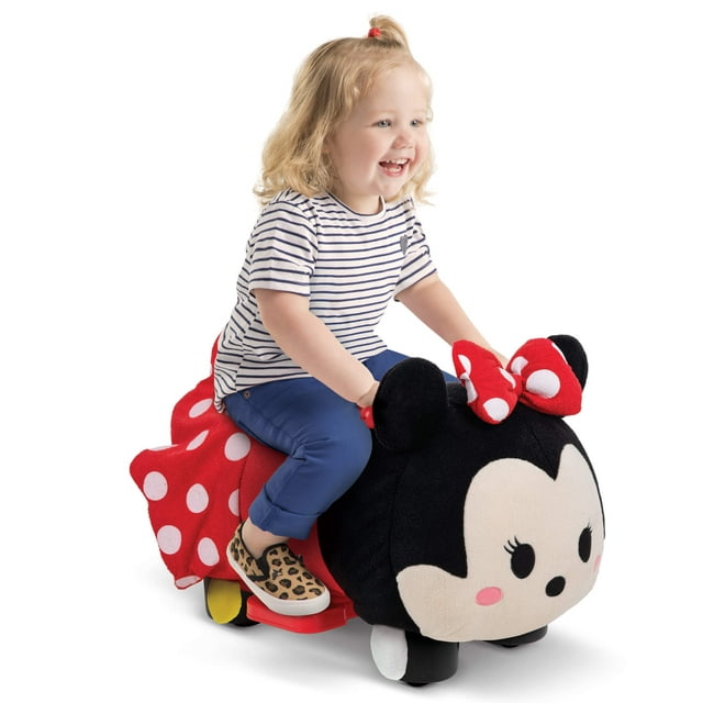 Disney Minnie Mouse Tsum Tsum Ride-on Plush Toy by Huffy