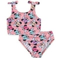 thumbnail image 1 of Disney Minnie Mouse UPF 50+ Bathing Suit Tankini Top and Bikini Bottom Swimsuit Set (Girls), 2 Piece Set, Sizes 2T-6, 1 of 6