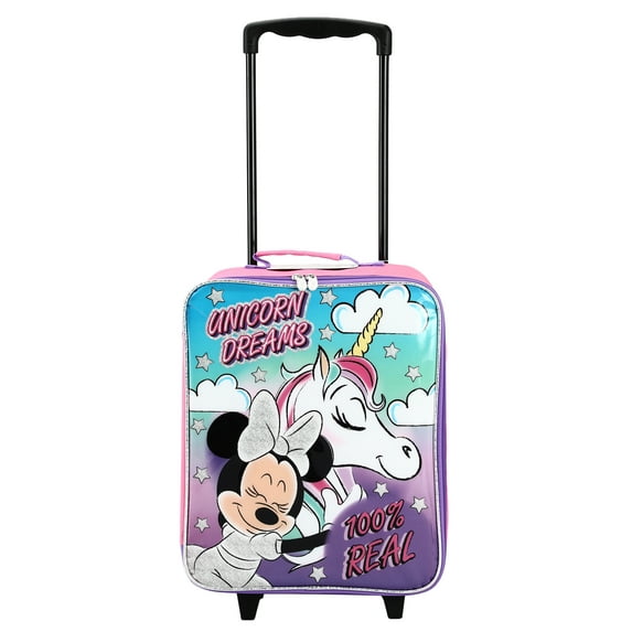 Disney Minnie Mouse & Unicorn 14" Softside Kids' Carry-on Pilot Case Luggage