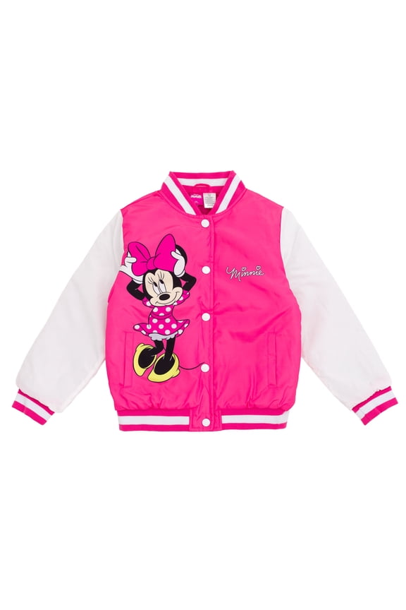 Minnie Mouse Varsity Bomber Jacket Toddler to Little Kid