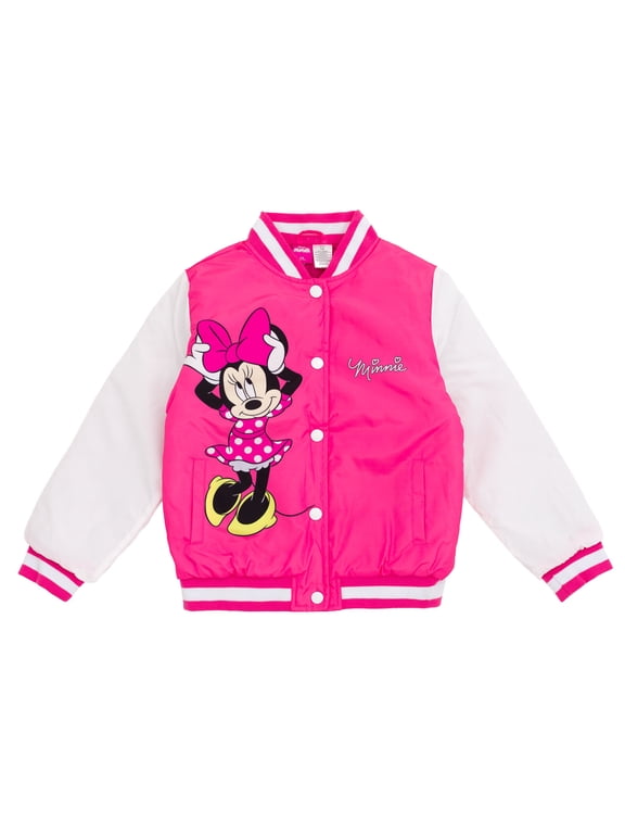 Minnie Mouse Varsity Bomber Jacket Toddler to Little Kid