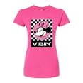 thumbnail image 1 of Disney - Minnie Mouse - Vibin' - Juniors Fitted Graphic T-Shirt, 1 of 5
