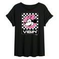 thumbnail image 1 of Disney - Minnie Mouse - Vibin' - Juniors Ideal Flowy Muscle T-Shirt, 1 of 5