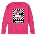 thumbnail image 1 of Disney - Minnie Mouse - Vibin' - Men's Crew Neck Fleece Pullover, 1 of 4