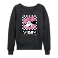 thumbnail image 1 of Disney - Minnie Mouse - Vibin' - Women's Lightweight French Terry Long Sleeve Shirt, 1 of 4