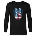thumbnail image 1 of Disney Minnie Mouse Vintage Americana Fourth of July - Long Sleeve T-Shirt for Men - Customized-Black, 1 of 5