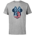 thumbnail image 1 of Disney Minnie Mouse Vintage Americana Fourth of July - Short Sleeve Cotton T-Shirt for Adults - Customized-Athletic Heather, 1 of 5