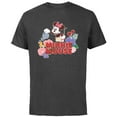 thumbnail image 1 of Disney Minnie Mouse Watering Flowers Botanical Garden Spring - Short Sleeve Cotton T-Shirt for Adults - Customized-Charcoal, 1 of 5