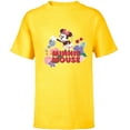 thumbnail image 1 of Disney Minnie Mouse Watering Flowers Botanical Garden Spring - Short Sleeve T-Shirt for Kids - Customized-Yellow, 1 of 5