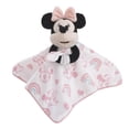 thumbnail image 1 of Disney Minnie Mouse White, Pink, and Aqua Lovey Security Blanket, 1 of 5