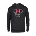 thumbnail image 1 of Disney Minnie Mouse Wife Head Icon Magic Family Trip- Pullover Hoodie for Adults - Customized-Black, 1 of 5