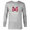 thumbnail image 1 of Disney Minnie Mouse Wifey Head Icon Magic Family Trip- Long Sleeve T-Shirt for Men - Customized-Athletic Heather, 1 of 5