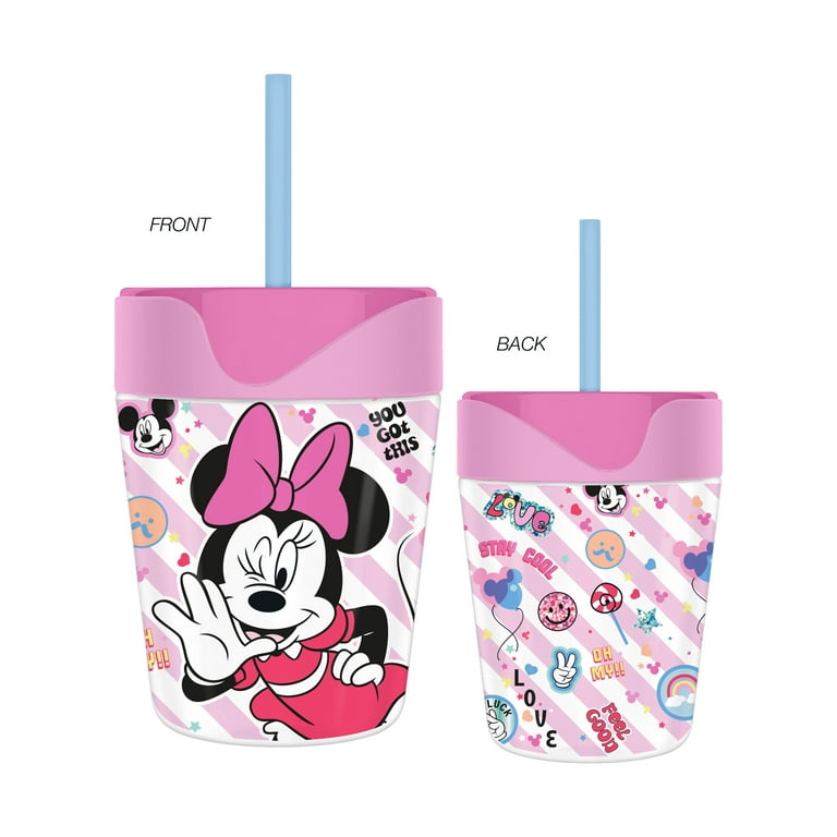 Minnie Mouse Cups Straws