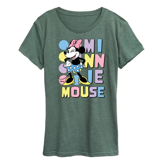 Disney - Minnie Mouse Winking - Women's Short Sleeve Graphic T-Shirt