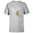 thumbnail image 1 of Disney Minnie Mouse Winter Sports Skiing Retro Ski Club - Short Sleeve T-Shirt for Kids - Customized-Athletic Heather, 1 of 5