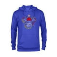 thumbnail image 1 of Disney Minnie Mouse Winter Wishes - Pullover Hoodie for Adults - Customized-Royal, 1 of 5