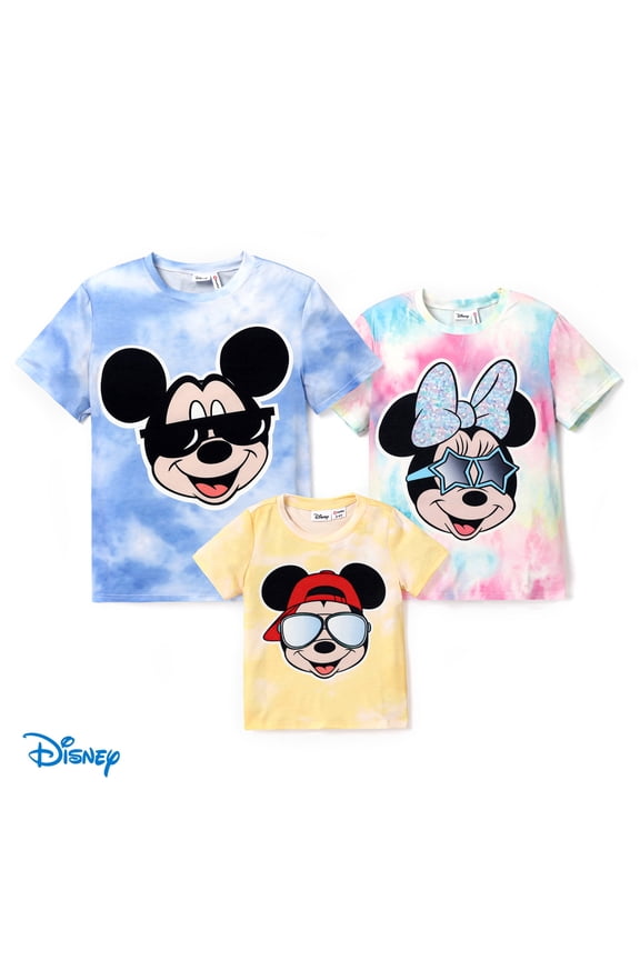 Minnie Mouse Women Graphic Tee Short Sleeve T-Shirt Family Matching Tops for Mother's Day Sizes S-XL