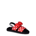 thumbnail image 1 of Disney Minnie Mouse Womens Double Band Slippers, 1 of 7