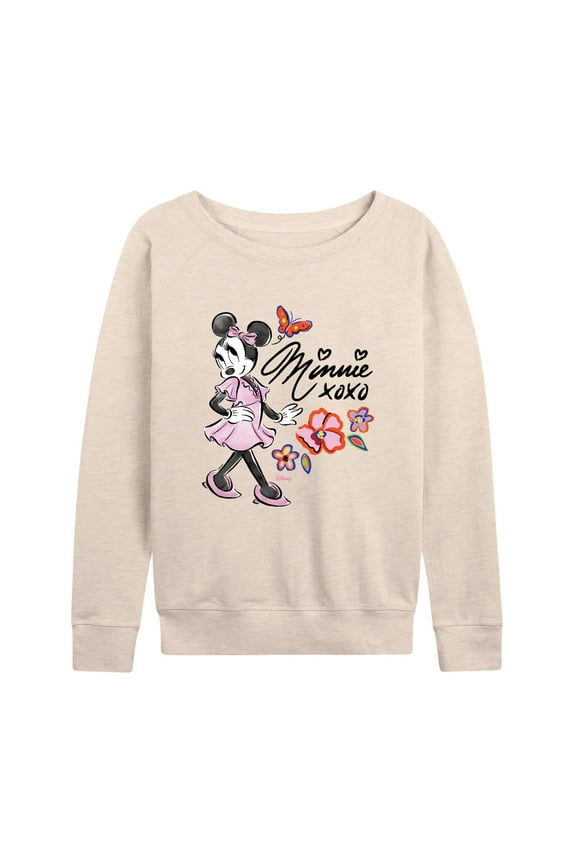 - Minnie Mouse - Women's Lightweight French Terry Long Sleeve Shirt