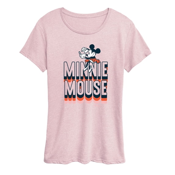 Disney - Minnie Mouse- Women's Short Sleeve Graphic T-Shirt Short Sleeve Graphic T-Shirt