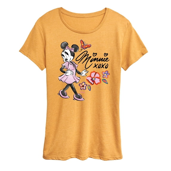 Disney - Minnie Mouse - Women's Short Sleeve Graphic T-Shirt