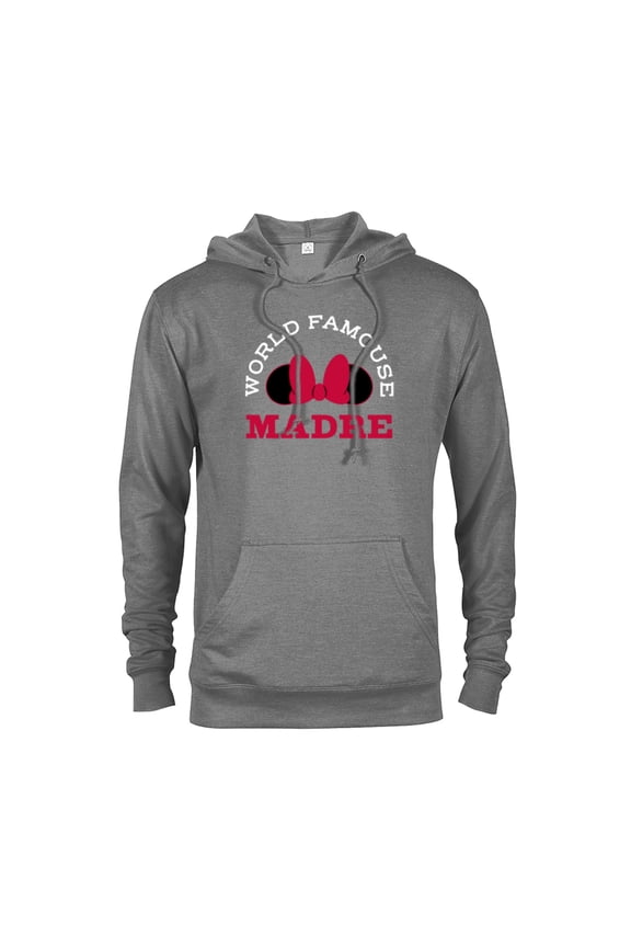 Minnie Mouse World Famouse Madre Mother’s Day - Pullover Hoodie for Adults - Customized-Athletic Heather