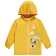 thumbnail image 1 of Disney Minnie Mouse Yellow Zip Up Waterproof Rain Jacket Toddler to Little Kid, 1 of 5