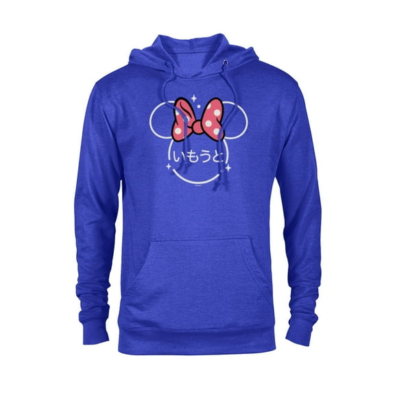 Disney Minnie Mouse Younger Sister Magic Family Japanese- Pullover Hoodie for Adults - Customized-Royal