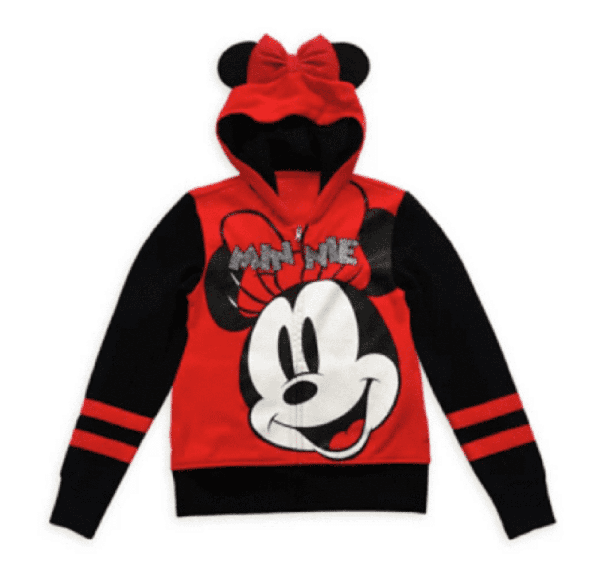Disney Minnie Mouse Zipup Hoodie For Girls