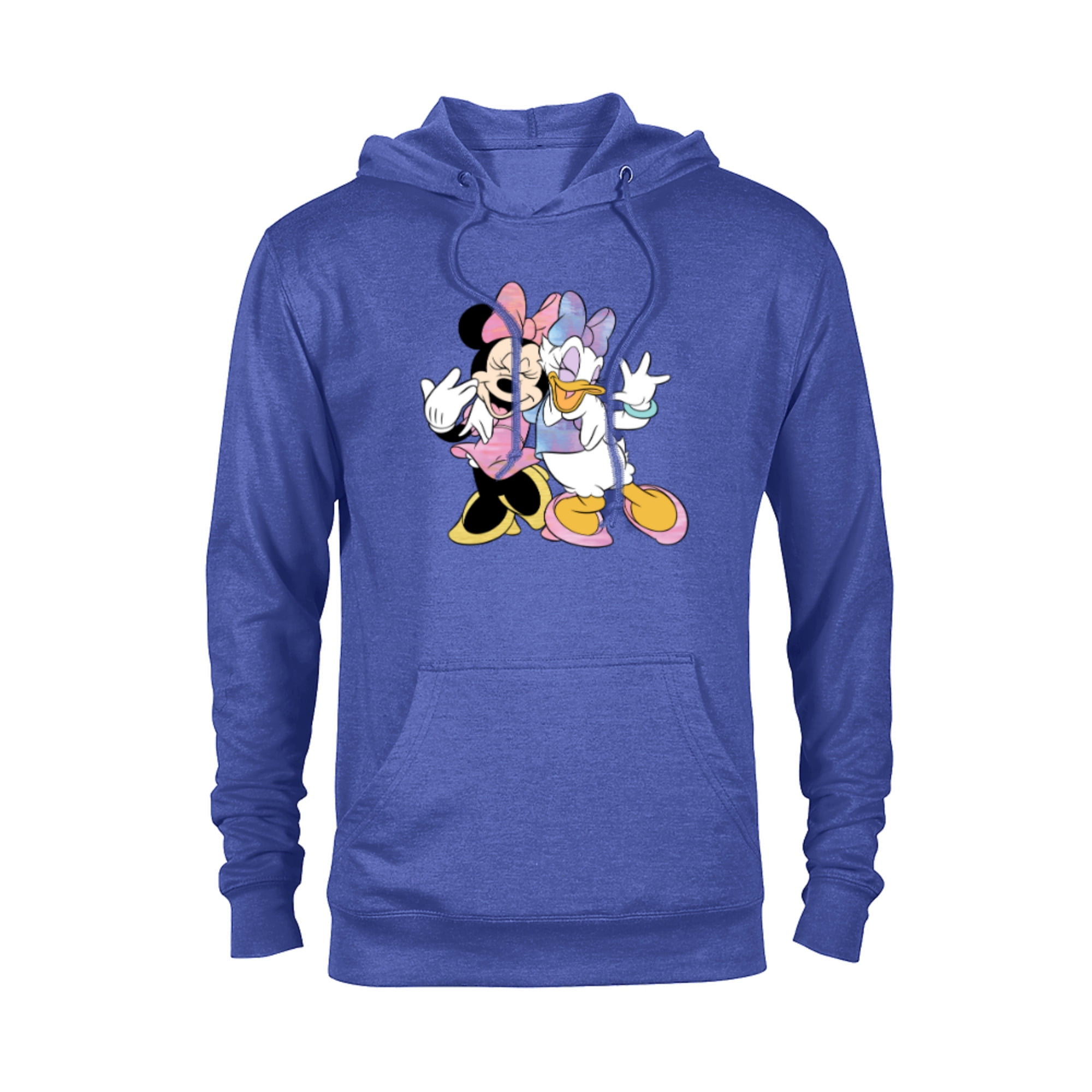 Disney Minnie Mouse and Daisy Duck Best Friends Pullover Hoodie for Adults Customized Royal Heather