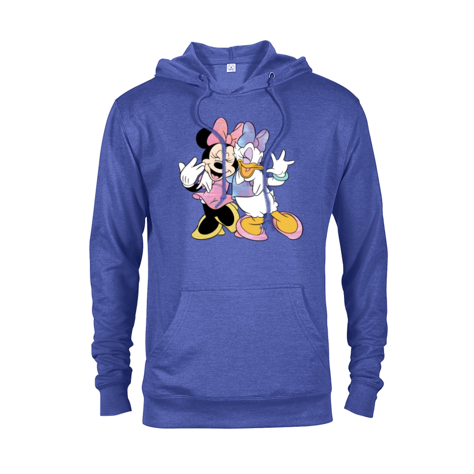 Disney Minnie Mouse and Daisy Duck Best Friends - Pullover Hoodie for  Adults -Customized-Royal Heather 