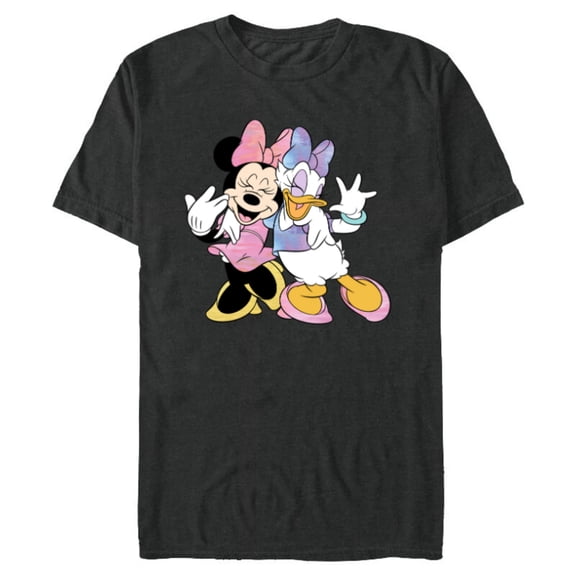 Disney Minnie Mouse and Daisy Duck Best Friends - Short Sleeve Blended T-Shirt for Adults -Customized-Dark Heather