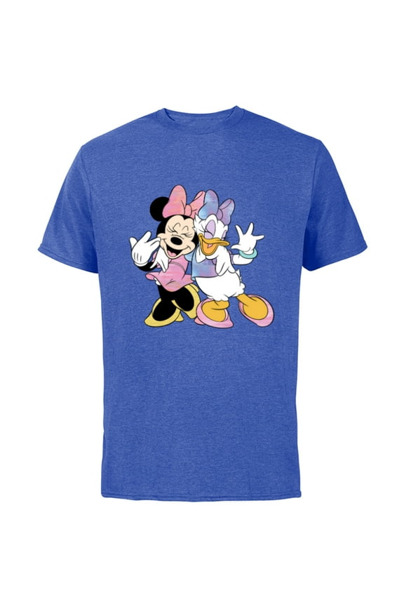 Minnie Mouse and Daisy Duck Best Friends - Short Sleeve Cotton T-Shirt for Adults -Customized-Royal Heather
