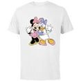 thumbnail image 1 of Disney Minnie Mouse and Daisy Duck Best Friends - Short Sleeve Cotton T-Shirt for Adults -Customized-White, 1 of 5