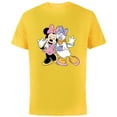 thumbnail image 1 of Disney Minnie Mouse and Daisy Duck Best Friends - Short Sleeve Cotton T-Shirt for Adults -Customized-Yellow, 1 of 5