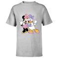 thumbnail image 1 of Disney Minnie Mouse and Daisy Duck Best Friends - Short Sleeve T-Shirt for Kids -Customized-Athletic Heather, 1 of 5