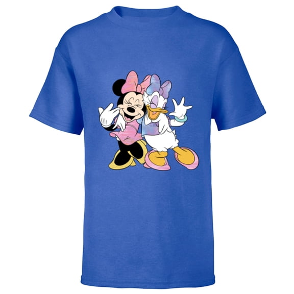 Disney Minnie Mouse and Daisy Duck Best Friends - Short Sleeve T-Shirt for Kids -Customized-Royal