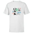 thumbnail image 1 of Disney Minnie Mouse and Daisy Duck #Besties - Short Sleeve T-Shirt for Kids - Customized-White, 1 of 5