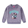 thumbnail image 1 of Disney Minnie Mouse and Daisy Duck Crewneck Wubby Fleece Pullover Sweatshirt (Girls), Sizes 4-6X, 1 of 4