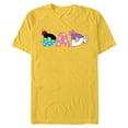 thumbnail image 1 of Disney Minnie Mouse and Daisy Duck Dad Father’s Day Birthday - Short Sleeve Blended T-Shirt for Adults - Customized-Yellow, 1 of 5
