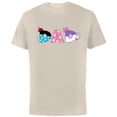 thumbnail image 1 of Disney Minnie Mouse and Daisy Duck Dad Father’s Day Birthday - Short Sleeve Cotton T-Shirt for Adults - Customized-Natural, 1 of 5