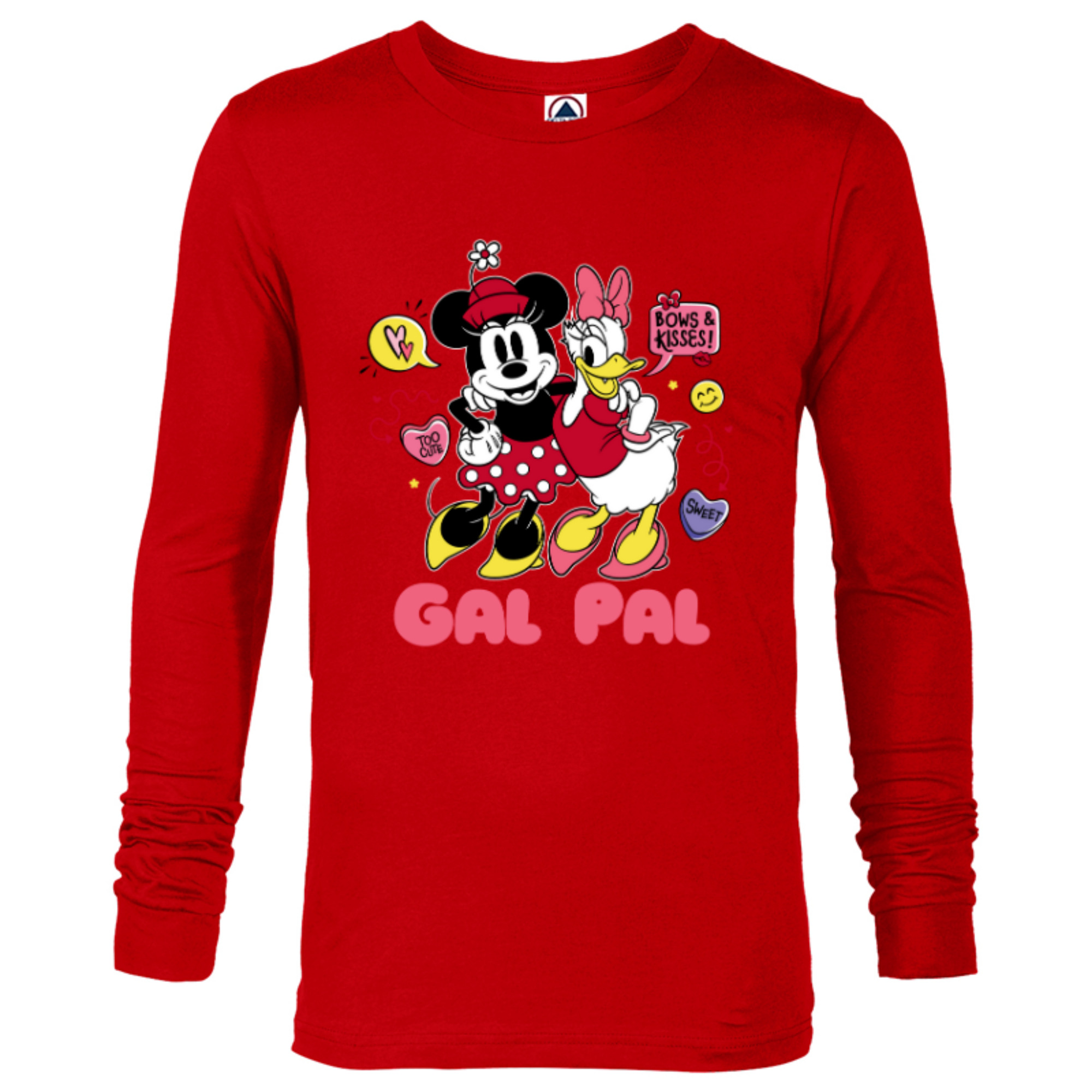 Disney Minnie Mouse and Daisy Duck Gal Pal Cute Retro Long Sleeve T