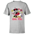 thumbnail image 1 of Disney Minnie Mouse and Daisy Duck Gal Pal Cute Retro - Short Sleeve T-Shirt for Kids - Customized-Athletic Heather, 1 of 5