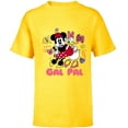 thumbnail image 1 of Disney Minnie Mouse and Daisy Duck Gal Pal Cute Retro - Short Sleeve T-Shirt for Kids - Customized-Yellow, 1 of 5