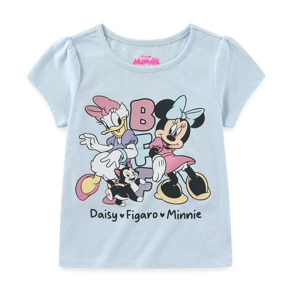 Disney Minnie Mouse and Daisy Duck Short Sleeve T-Shirt (Girls), Sizes 3T-6X