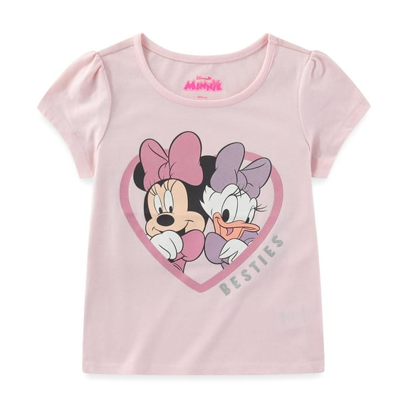 Disney Minnie Mouse and Daisy Duck Short Sleeve T-Shirt (Girls), Sizes 3T-6X
