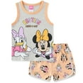 thumbnail image 1 of Disney Minnie Mouse and Daisy Duck Tank Top and Shorts Set (Girls), 2 Piece Set, Sizes 4-10, 1 of 7