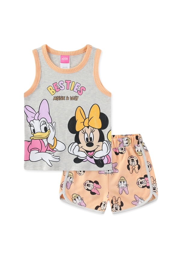 Minnie Mouse and Daisy Duck Tank Top and Shorts Set (Girls), 2 Piece Set, Sizes 4-10